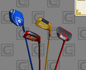 The Sonic club set is just a set of clubs in the colours of Sonic, Knuckles, Tails and Eggman.